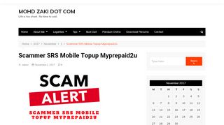 
                            11. Scammer SRS Mobile Topup Myprepaid2u - MOHD ZAKI ...