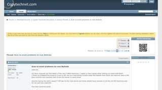 
                            5. Scan to email problems on new Bizhubs - Copytechnet
