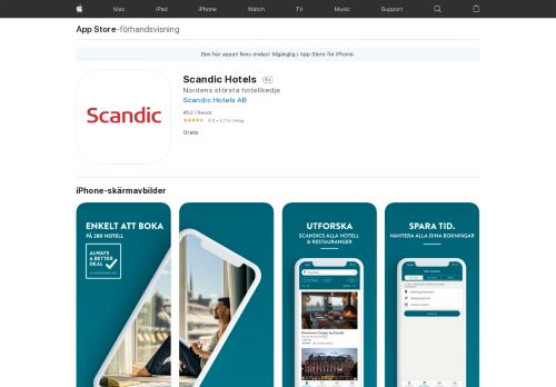 
                            9. Scandic Hotels i App Store - iTunes - Apple