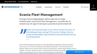 
                            7. Scania Fleet Management - Motorcentralen Umeå Scania