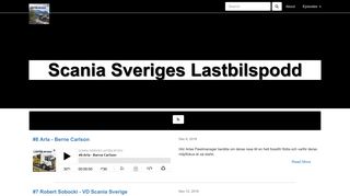 
                            8. Scania Sveriges Lastbilspodd