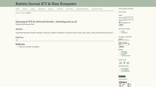 
                            6. Scanning & CVE for Network Security : elearning.unsri.ac.id | Puteri ...