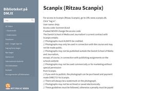 
                            10. Scanpix (Ritzau Scanpix) | Biblioteket på DMJX