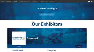
                            11. Scanworld - Exhibitor catalogue / Personal & Chef 2018, Stockholm ...