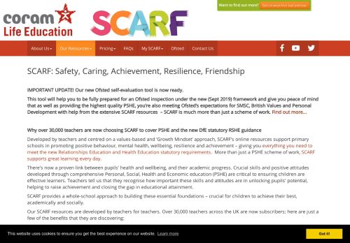 
                            13. SCARF: so much more than a PSHE scheme of work