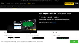 
                            5. Scarica e installa la versione più recente del nostro software di ... - Bwin