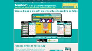 
                            1. Scarica Gratis la nostra App di Bingo Online - Tombola.it