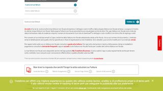 
                            1. Scarica le tue fatture - Vodafone