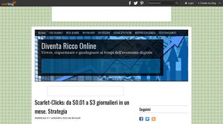 
                            4. Scarlet-Clicks: da $0.01 a $3 giornalieri in un mese. Strategia ...