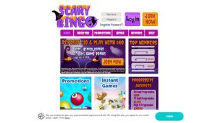
                            13. Scary Bingo | Deposit £10 & Play with £40