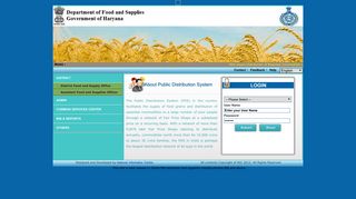 
                            11. SCbPDS Login Page - Public Distribution System(PDS)