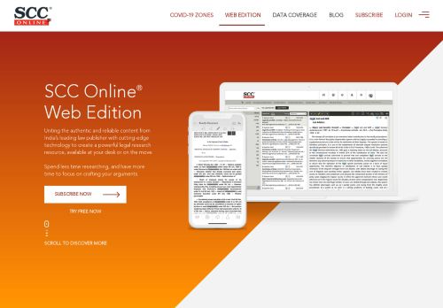 
                            9. SCC Online® Web Edition | Quicker, Easier & Effective Legal Research