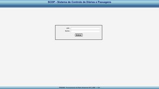 
                            10. SCDP - Sistema de Controle de Diárias e Passagens