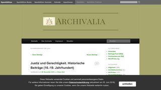 
                            11. sch | Suchergebnisse | Archivalia | Seite 75 - Hypotheses,org