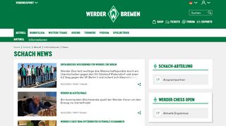 
                            12. Schach News | SV Werder Bremen