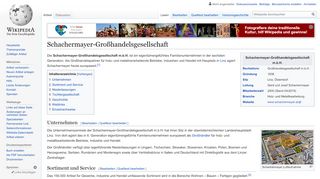 
                            4. Schachermayer-Großhandelsgesellschaft – Wikipedia