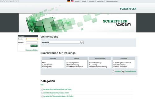 
                            8. Schaeffler / Trainingsangebot