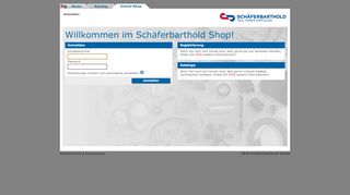 
                            1. Schäferbarthold B2B-Shop - Anmeldung