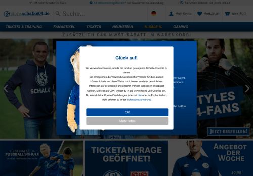 
                            1. Schalke 04 - Der offizielle Fanshop des S04