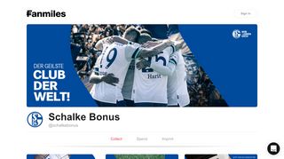 
                            3. Schalke Bonus - Fanmiles