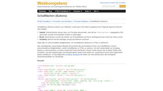 
                            13. Schaltflächen (Buttons) - Webkompetenz