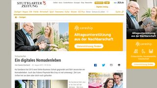 
                            4. Schaulaufen: Ein digitales Nomadenleben - Stuttgart - Stuttgarter ...