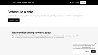 
                            3. Schedule an Uber Ride - How It Works | Uber