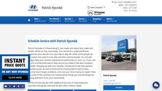 
                            7. Schedule Auto Service | Patrick Hyundai