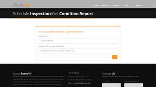 
                            5. Schedule Inspection/Get Condition Report - AutoVIN