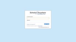 
                            3. ScheduleAnywhere Login