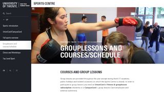
                            12. Schedules group lessons | Weekly schedule / cancellation Group ...