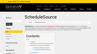 
                            4. ScheduleSource | Technology Services - Gustavus Adolphus College