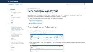 
                            10. Scheduling a sign layout — Appspace v6.2 Documentation