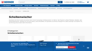 
                            11. Scheibenwischer für Autowerkstätten kaufen | Berner®