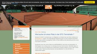 
                            10. Schenefelder Tennis-Club e.V. - Wie buche ich einen Platz in der STC ...