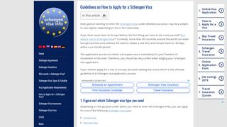 
                            6. Schengen Visa Application Process - How to Apply for a Visa to Europe