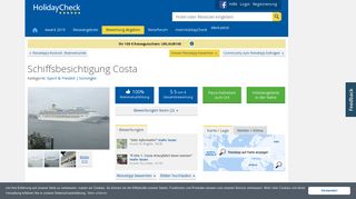 
                            10. Schiffsbesichtigung Costa in Rostock -Warnemünde • HolidayCheck