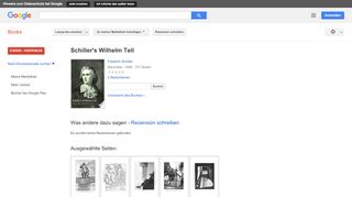 
                            13. Schiller's Wilhelm Tell - Google Books-Ergebnisseite