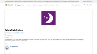 
                            4. Schlaf Melodies beziehen – Microsoft Store de-DE
