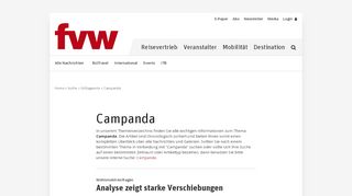 
                            13. Schlagwort Campanda - FVW.de