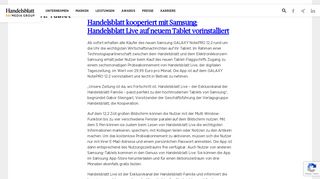 
                            4. Schlagwort: Tablet | Handelsblatt Media Group