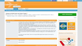 
                            8. Schlank im Schlaf Coach und andere Fragen - Abnehmen.com Forum