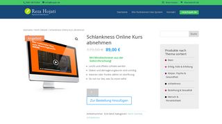 
                            8. Schlankness Online Kurs abnehmen | Shop Hojati | LifeCoach ...