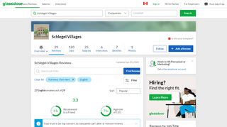 
                            4. Schlegel Villages Reviews | Glassdoor.ca