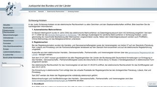 
                            10. Schleswig-Holstein - Justizportal des Bundes und der Länder