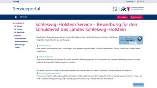 
                            10. Schleswig-Holstein: Online-Stellenmarkt Schule