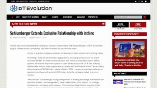 
                            11. Schlumberger Extends Exclusive Relationship with inthinc