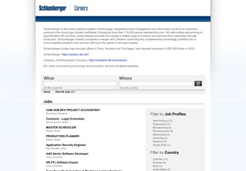 
                            4. Schlumberger Jobs