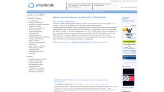 
                            10. Schmidt's LOGIN GmbH - Pressemitteilungen - PRcenter.de