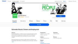 
                            4. Schneider Electric Careers and Employment | Indeed.com